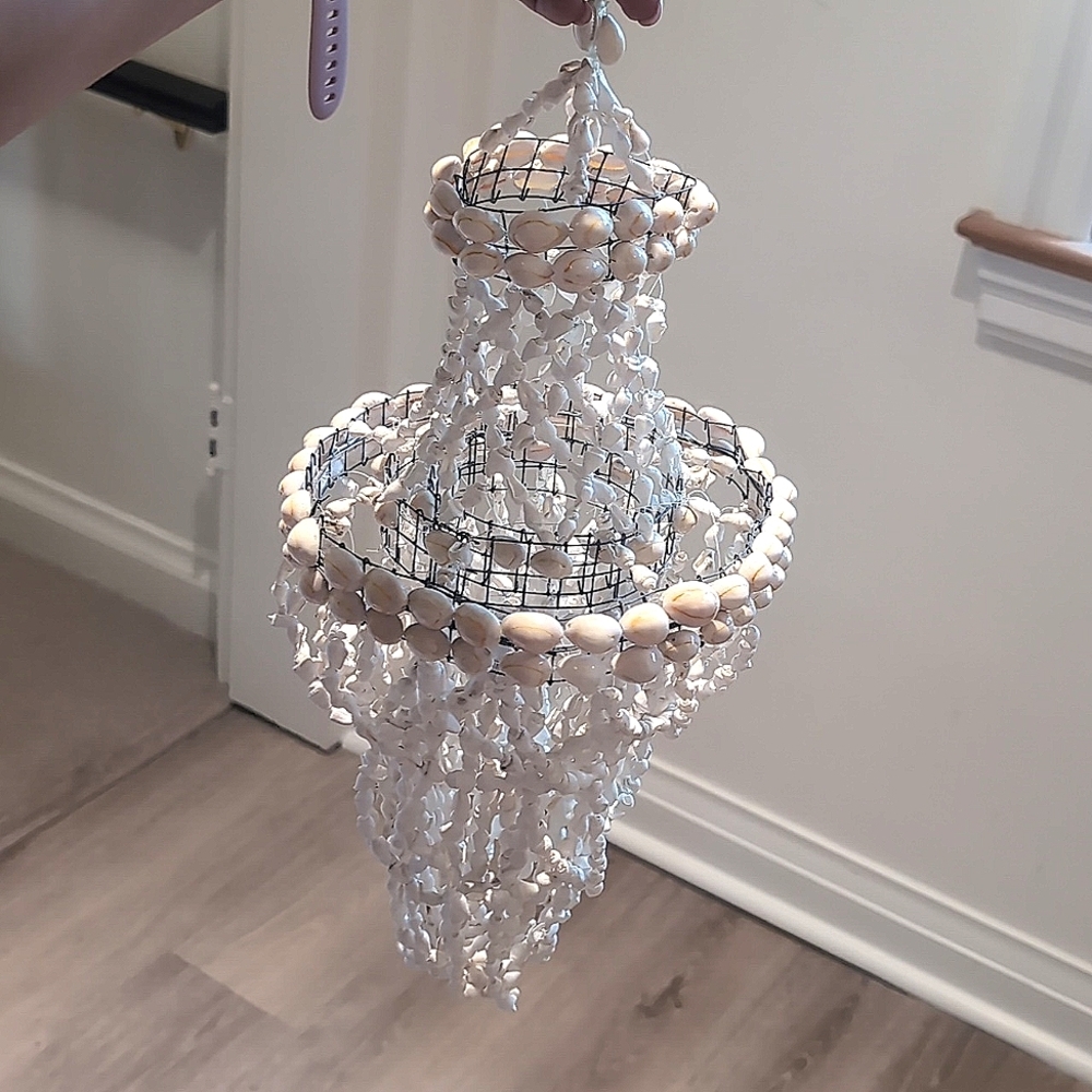 Shell Bohemian Chandelier Vintage